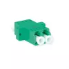 Telegärtner J08071A0021 Conector de fibra óptica LC/APC monomodo, verde
