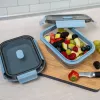Lurch Recipiente plegable para alimentos Up & Down 800 ml azul 240582