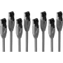 S CONN MAXIMUM CONNECTIVITY Cable de conexión Cat. 8.1 F/FTP PIMF LSZH, gris, 0,5m, pack de 4 SC08-41010-4