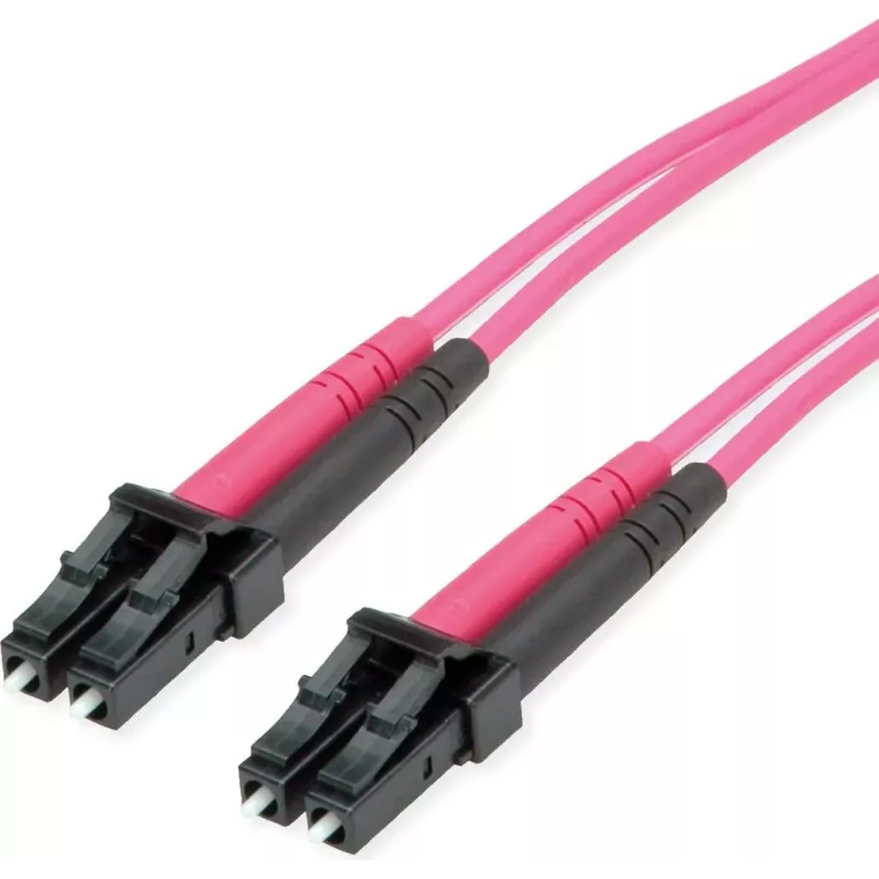 Telegärtner cable de conexión de fibra óptica LC a LC multimodo OM4, 50/125 µm, 3 m