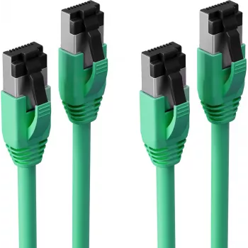 S CONN maximum connectivity BASIC-S Cable de conexión Cat. 8.1 F/FTP PIMF LSZH verde 1,0m, pack de 2 SC08-41023-2
