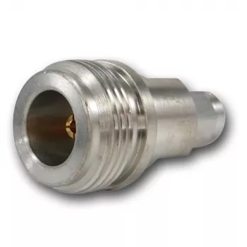 Telegärtner Adaptador coaxial inter-series SMA macho a N hembra 50 ohmios DC-18 GHz