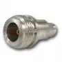 Telegärtner Adaptador coaxial inter-series SMA macho a N hembra 50 ohmios DC-18 GHz