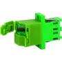 Telegärtner J08071A0028 Adaptador LC/APC simplex, verde, casquillo de circonio