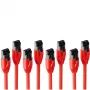 S CONN MAXIMUM CONNECTIVITY S/CONN maximum connectivity ®-BASIC-S--Cable de conexión cat. 8.1 F/FTP PIMF LSZH rojo 10,0m--VE4 (SC08-41074-4)