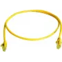 Telegärtner 100009282 Cable de red RJ45, CAT 6, 25,0 m, amarillo, ignífugo, con manguito antitorsión