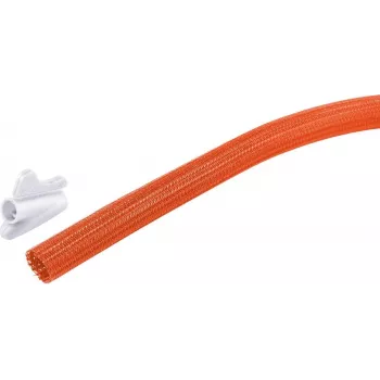 S CONN MAXIMUM CONNECTIVITY Set de canaleta flexible para cables, 13 mm, naranja, 3,75 m 18-33377