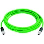 TELEGÄRTNER TEGA L80000A0000 STX Cable de red Industrial Ethernet M12 X-codificado Cat.6a, 0,5 m