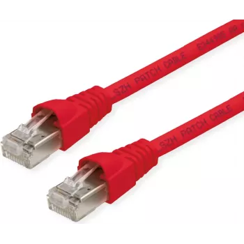 TELEGÄRTNER 100028072 Cable de red Cat6a S/FTP, 5,5 m, rojo