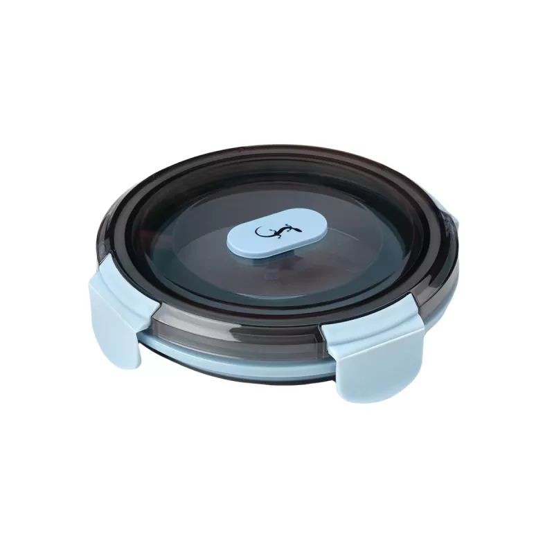 LURCH up & down 240532 recipiente para alimentos, 400 ml, 6,7 cm de alto, azul