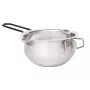 Lurch Recipiente de fusión para baño maría de acero inoxidable, plateado, 11 cm de diámetro, 350 ml, con vertedor y gancho de sujeción (70276)