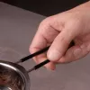 Lurch Recipiente de fusión para baño maría de acero inoxidable, plateado, 11 cm de diámetro, 350 ml, con vertedor y gancho de sujeción (70276)