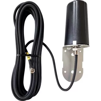 Wittenberg Antennen Antena omnidireccional 5G LTE con cable de 2 m SMA macho 50 ohmios montaje en pared/mástil (Poly-103547)