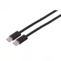 S CONN MAXIMUM CONNECTIVITY Cable de carga USB-C, 2.0, 60W, negro, textil, 3m (14-21045)