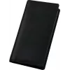 JÜSCHA Alassio Álbum de tarjetas de visita para 120 tarjetas, piel, negro, 112 x 15 x 200 mm 41009