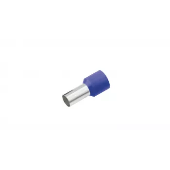 Cimco 187224 Terminal tubular 2,5 mm² parcialmente aislado azul 100 unidades