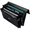 JÜSCHA Alassio Catana 92434 Bolso de negocios A4 negro piel sintética
