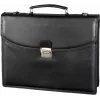 JÜSCHA Alassio Catana 92434 Bolso de negocios A4 negro piel sintética