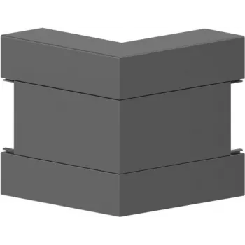 GGK Ángulo exterior BR 60x170/80-9005 PVC ángulo a inglete negro (12727)