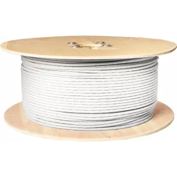 S CONN MAXIMUM CONNECTIVITY Cable coaxial SAT 0,9/4,6, triple apantallado, CCC > 100 dB, 500 m, blanco (15-22005006)