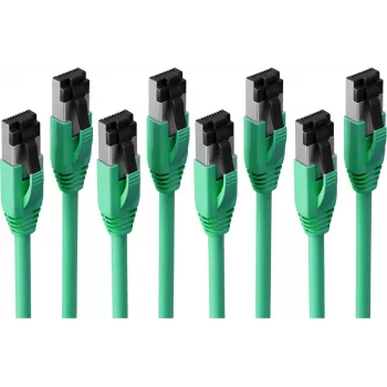 S CONN MAXIMUM CONNECTIVITY BASIC-S cable de red Cat. 8.1 F/FTP PIMF LSZH, verde, 7,5 m, pack de 4 SC08-41063-4