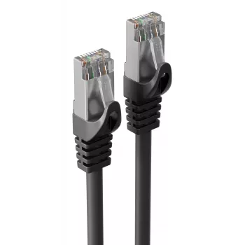 S CONN MAXIMUM CONNECTIVITY cable de red industrial Cat.7 S/FTP PUR, RJ45, negro, 0,25m 08-39005