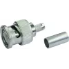 Telegärtner conector BNC de crimpado para cable G13/G50, 75 Ohm, Professional, 0,4/2,5, 5 piezas (J01002A1350)