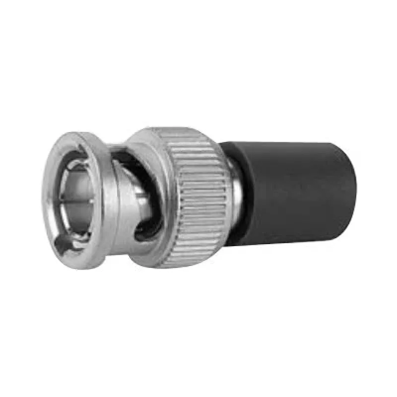 Telegärtner J01006A1373 conector coaxial BNC 93 ohmios, conector macho, crimpado/soldadura, latón niquelado