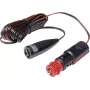 ProCar 12V/24V DC cable alargador de corriente 2,5m 8A con conector macho y conector hembra de mechero 67814010