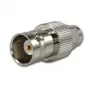 Telegärtner adaptador coaxial de RF conector hembra BNC a conector macho SMA, 50 ohmios, DC-4 GHz, latón niquelado, J01008A0025