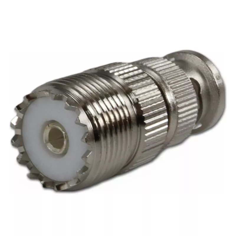Telegärtner adaptador coaxial conector macho BNC a conector hembra UHF J01008A0803