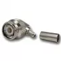 Telegärtner conector macho TNC acodado de crimpado 50 ohmios para RG-223/U, RG-142 B/U (J01010A0006)