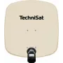 TechniSat Antena parabólica SAT con LNB, reflector de 45 cm, aluminio, LNB single (1045/8195)