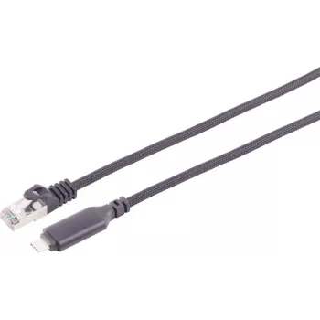 S CONN MAXIMUM CONNECTIVITY Cable adaptador USB-C a Gigabit Ethernet, 15m, negro 14-51085