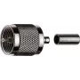 Telegärtner Conector macho UHF por crimpado G01 para RG-58 C/U, 50 ohmios, níquel/oro, 1 ud. J01040A0001
