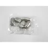Telegärtner Conector macho UHF PL259/6 para RG-58 C/U y RG-59 B/U, aislamiento de PTFE, carcasa niquelada, contacto plateado, pack de 5 (J01040B0604)