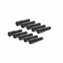 SHIVERPEAKS Casquillo de goma para conector macho F, pack de 10, negro, protección contra la intemperie BS85397-SET10