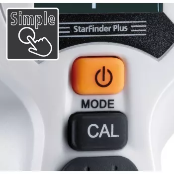 Laserliner StarFinder Plus 080.972E Escáner de pared y vigas con detección de madera, metal y cables AC con tensión