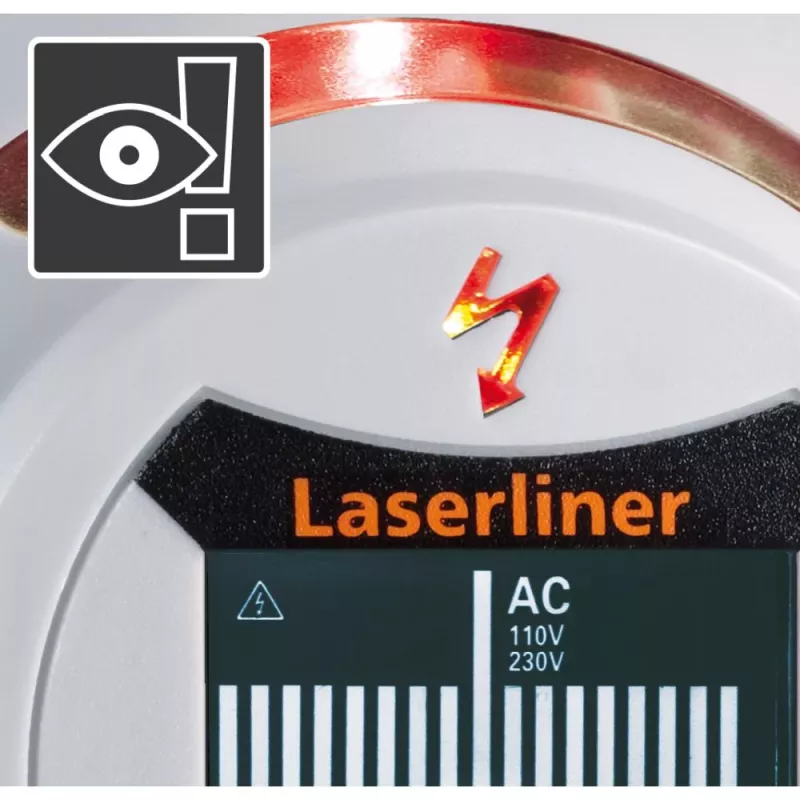 Laserliner StarFinder Plus 080.972E Escáner de pared y vigas con detección de madera, metal y cables AC con tensión
