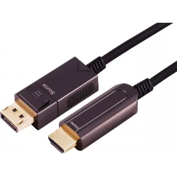 S/CONN maximum connectivity 30-20095 cable adaptador óptico de DisplayPort a HDMI-A, 4K60, 20 m