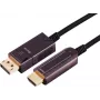 S/CONN maximum connectivity 30-20095 cable adaptador óptico de DisplayPort a HDMI-A, 4K60, 20 m