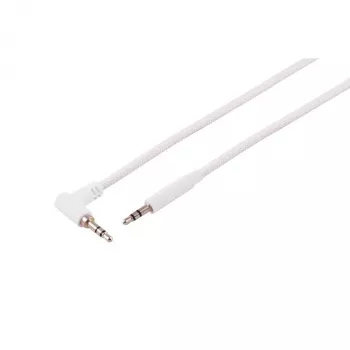 S CONN MAXIMUM CONNECTIVITY Cable de audio 3,5 mm TRS, acodado a recto, blanco, 0,9 m 14-07226