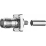 Telegärtner Conector hembra TNC para montaje en brida, 50 ohmios, crimp/crimp para RG-58 C/U, níquel/oro, 1 ud. J01011A0045