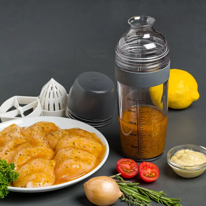 Lurch Coctelera gris 250 ml con escala de medición 10023