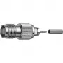 TELEGÄRTNER Conector hembra TNC de crimp para RG-316/U, 50 ohmios, pack de 5 (J01011A0050)