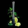 Lurch Set decorador de bordes de vasos de cóctel y pinzas gris ahumado 240799