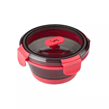 Lurch Recipiente de alimentos plegable Up & Down, 400 ml, rosa 240531