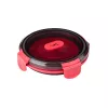 Lurch Recipiente de alimentos plegable Up & Down, 400 ml, rosa 240531