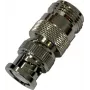 Wittenberg Antennen 103507 Adaptador coaxial conector macho BNC a conector hembra N, 50 ohmios, latón niquelado