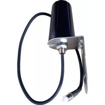 Wittenberg Antennen Poly-103556 Antena omnidireccional 5G LTE, cable de 0,5 m, conector hembra FME, 50 ohmios, montaje en pared/mástil